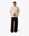 Diamond Sweater | Beige/Ecru