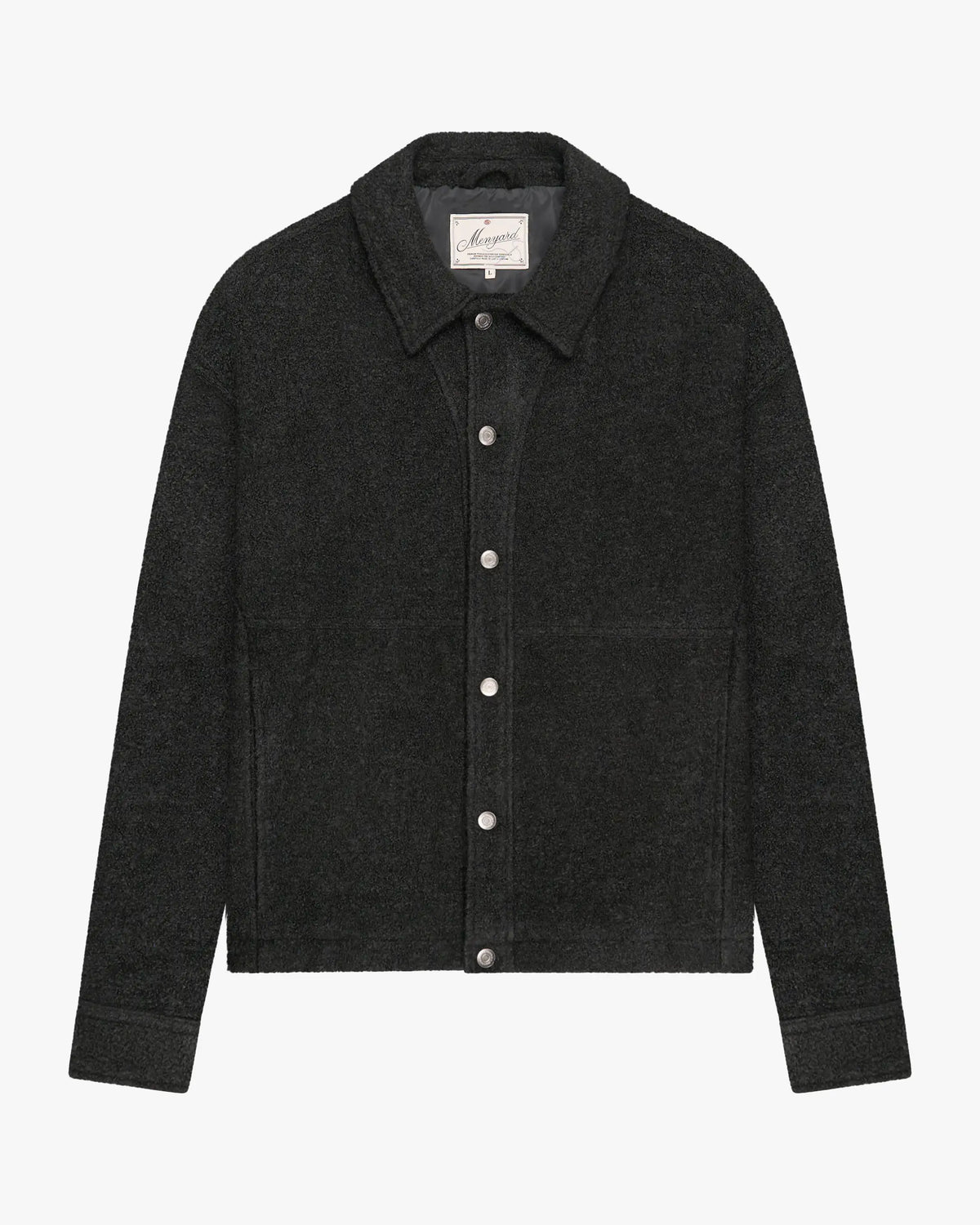 Harlem Boucle Jacket | Black flatlay