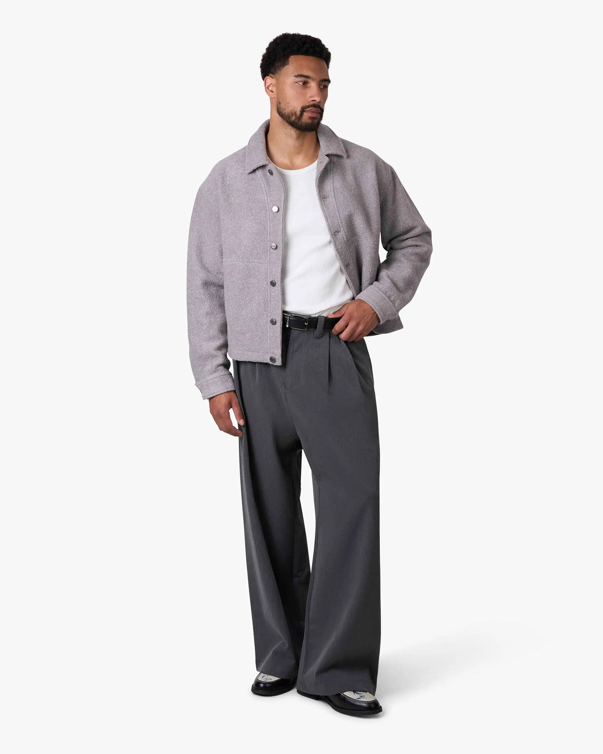 Harlem Boucle Jacket | Taupe