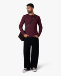 Henley Longsleeve | Burgundy