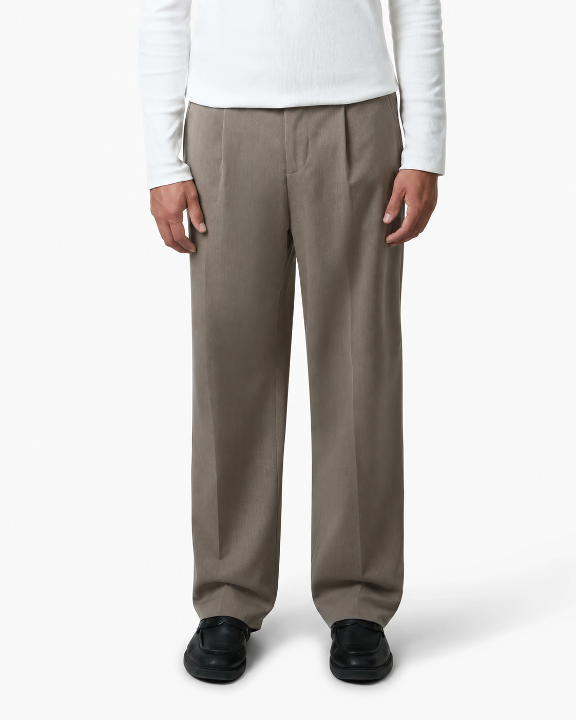 Fender Straight Pants | Taupe
