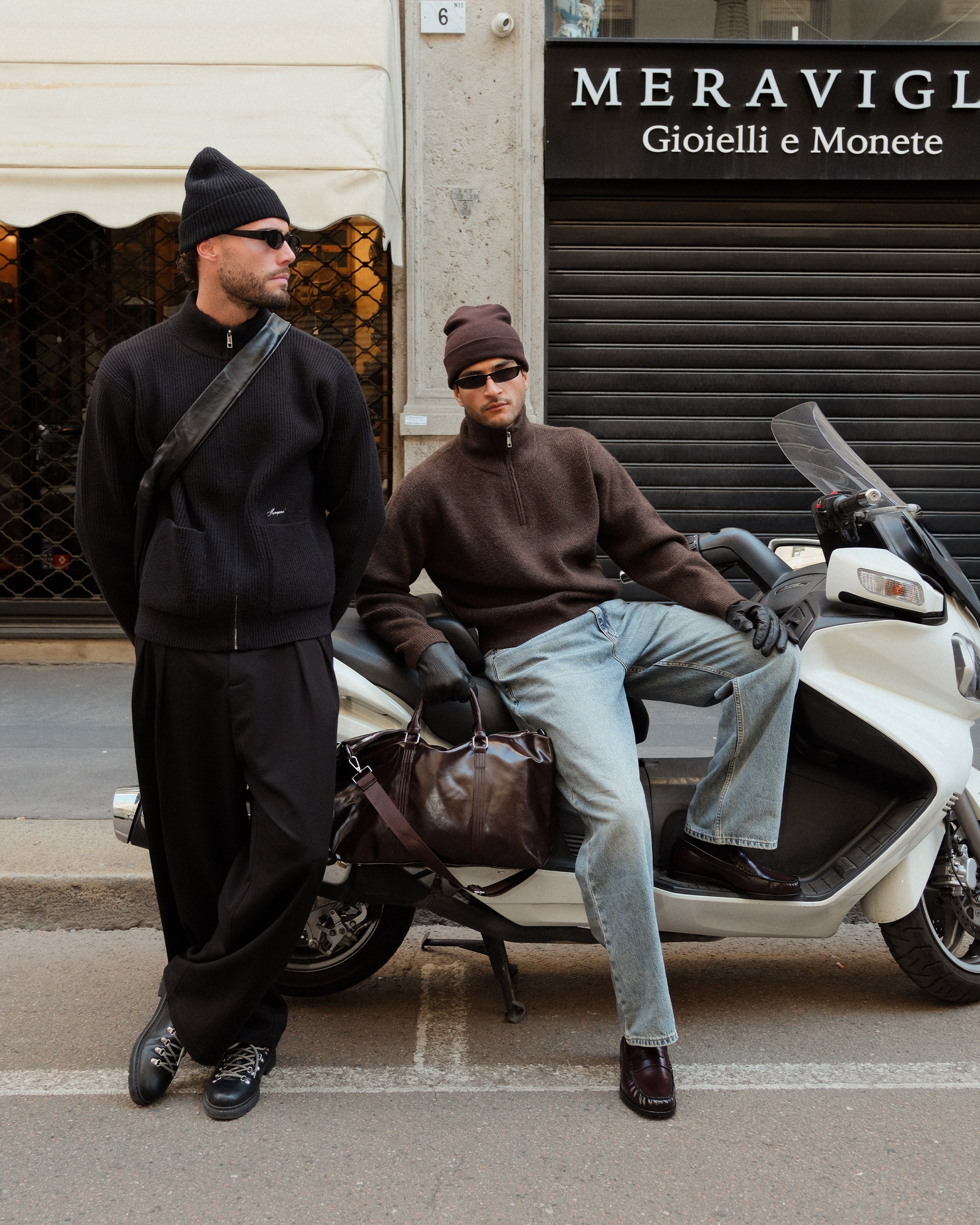 Riven Wide Jeans | Mid Blue