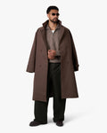 Sontuso Knitted Half-Zip Sweater | Light Brown