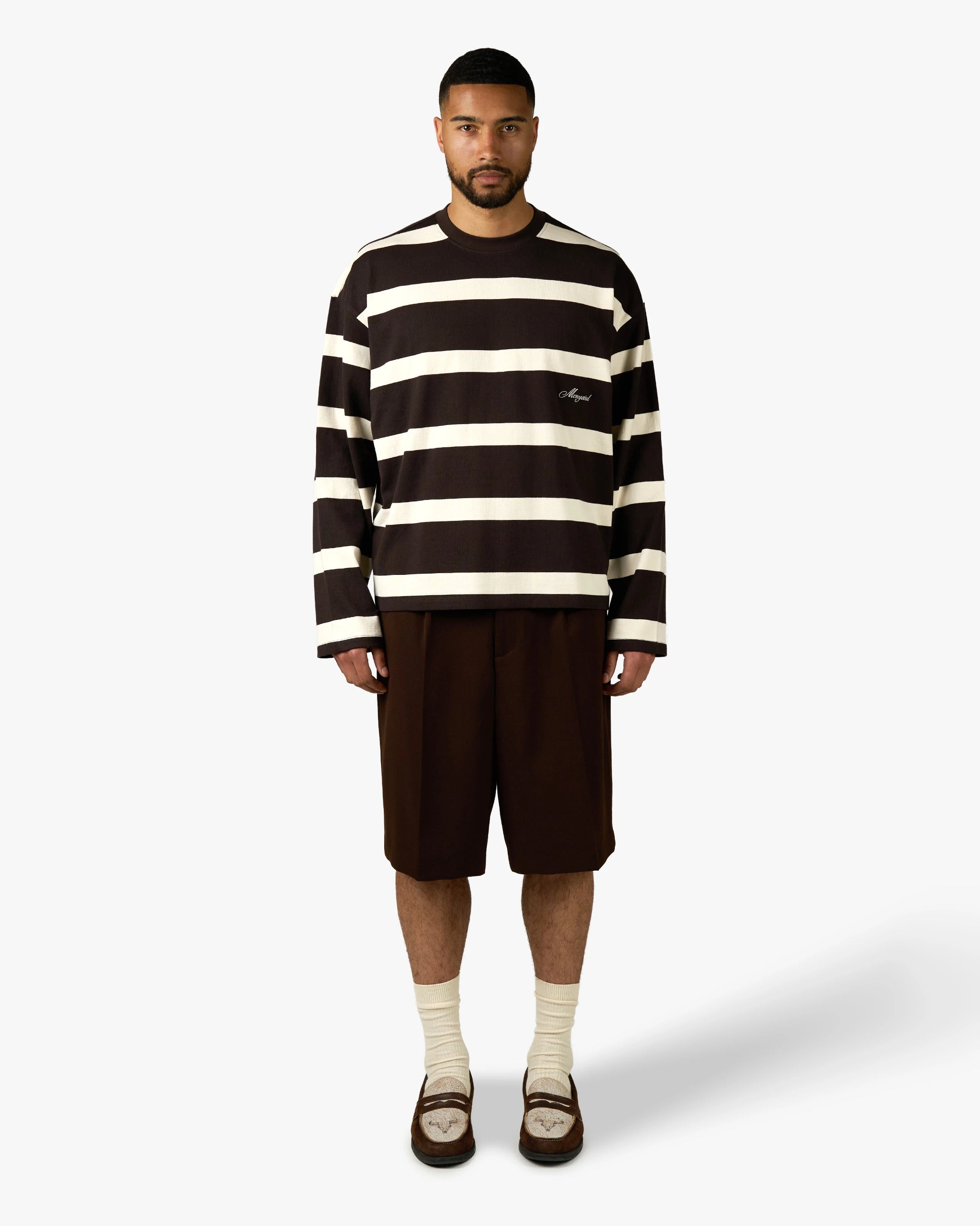 Orin Pleated Short | Brown