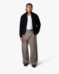 Ventura Cotton Zip-Up Cardigan | Black
