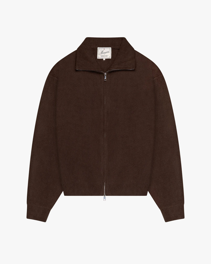 Ventura Baumwoll-Strickjacke mit Reißverschluss