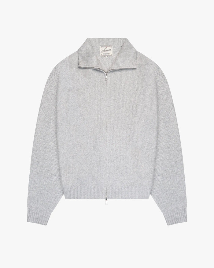 Ventura Baumwoll-Strickjacke mit Reißverschluss